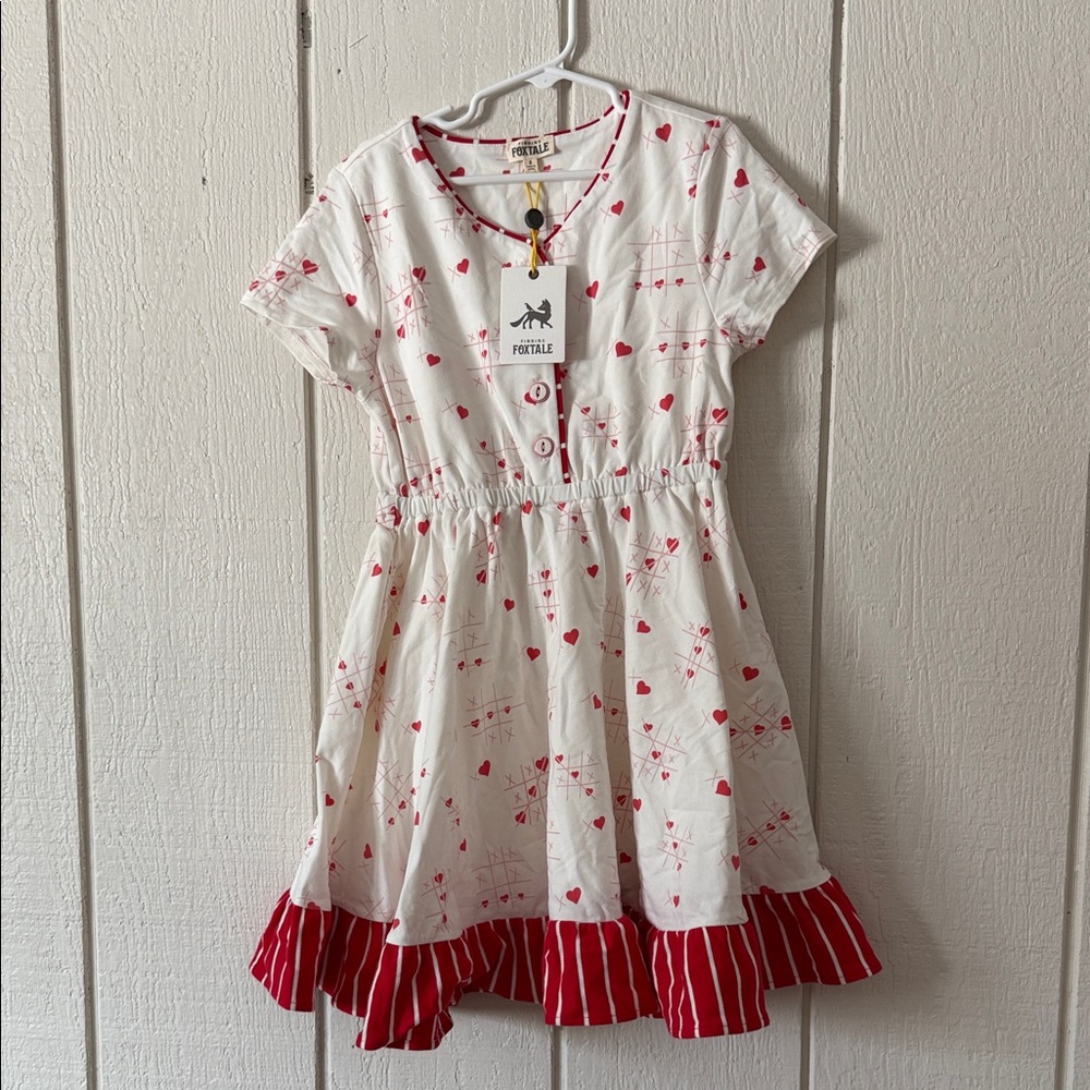 Finding Foxtale Girls Valentines Day Twirl Dress, size 8!